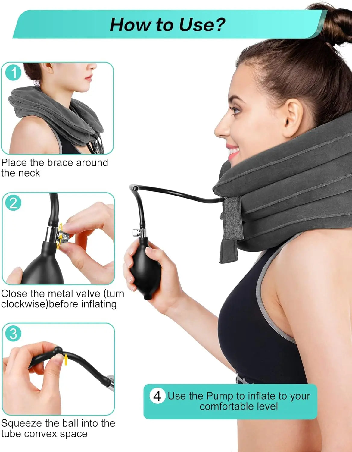 Inflatable Neck Stretcher Collar